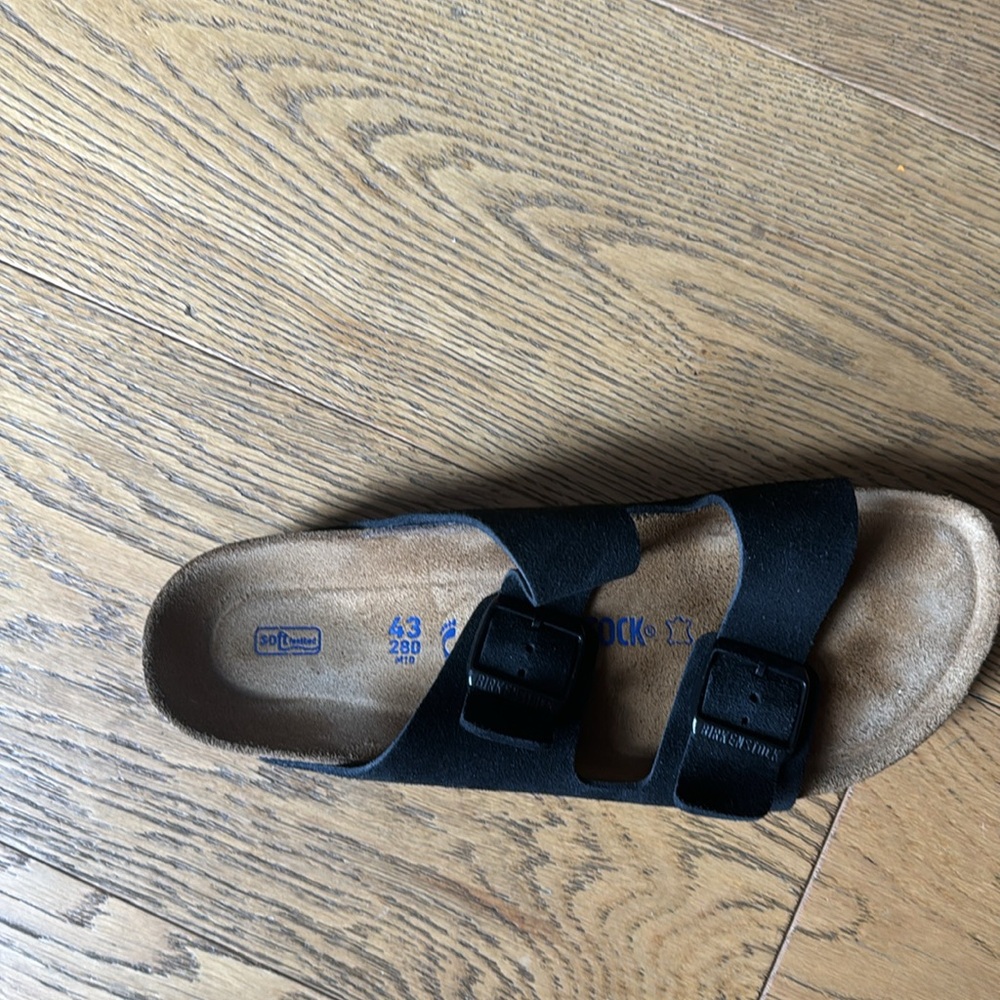 Birkenstock Men’s Arizona BS black size 10 US narrow - Picture 6 of 6